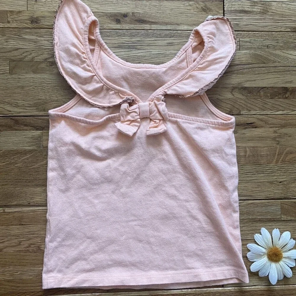 Janie And‎ Jack Orange Sleeveless Shirt Size 4